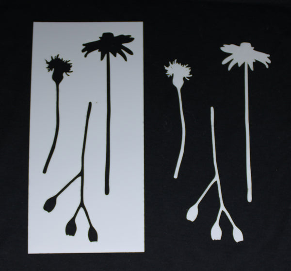 Stencil and Mask Set Floral Trio Set
