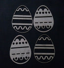 Chipboard Easter Eggs Large (4 Pieces)