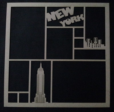 Chipboard Page Frame New York