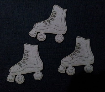 Chipboard Roller Skates Small (3 Pieces)