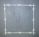 Chipboard Frame Barb Wire Small
