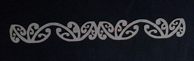 Chipboard Border Maori New Zealand Flourish