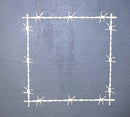 Chipboard Frame Barb Wire Small