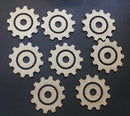 Chipboard Cogs Set 2 Small (8 Pieces)