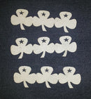 Chipboard Trefoils Trio Minis (pack of 3)