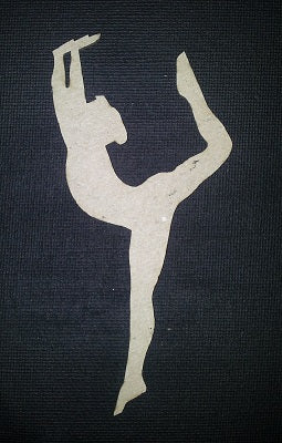 Chipboard Gymnastic Girl 1 (2 Pieces)