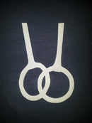 Chipboard Gymnastic Rings (2 Pieces)