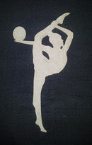 Chipboard Gymnastic Girl 6 (2 Pieces)