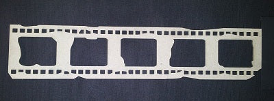 Chipboard Film Strip Distressed
