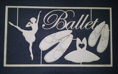 Chipboard Ballet Set