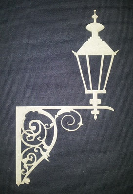 Chipboard Lamp Post 6 Large