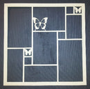 Chipboard Page Frame Butterfly 3