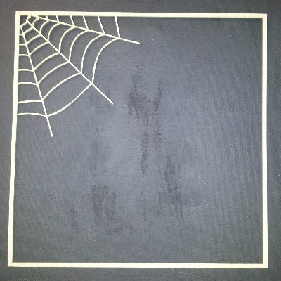Chipboard Page Frame Spider Web Corner