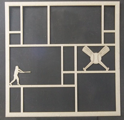 Chipboard Page Frame Baseball or Soft Ball