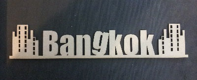 Chipboard Word Bangkok