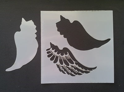 Plastic Stencil Wings