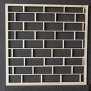 Chipboard Brick Wall 6 x 6