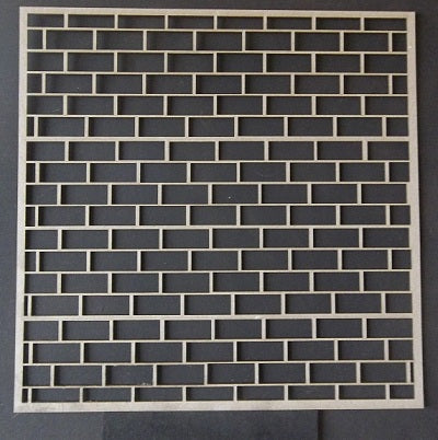 Chipboard Page Frame Brick Wall 3