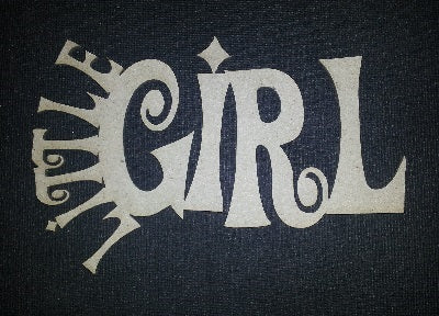 Chipboard Word Little Girl