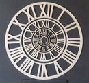 Chipboard Page Frame Roman Clock Multi Set.