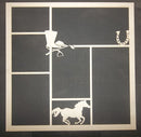 Chipboard Page Frame Horse