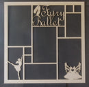 Chipboard Page Frame Fairy Ballet