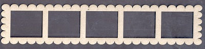 Chipboard Border Film Strip Scallop