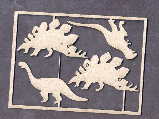 Chipboard Dinosaurs (set of 4) Medium
