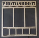 Chipboard Page Frame Film Strip Photo Shoot