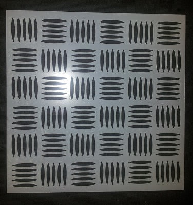 Plastic Stencil Checker Plate