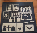 Chipboard Halloween Embellishment Pocket Page Set 1