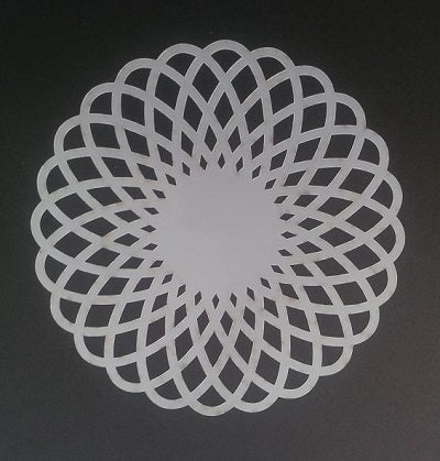 Plastic Stencil Doily