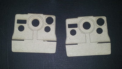 Chipboard Cameras Old Polaroid (6 Pieces)