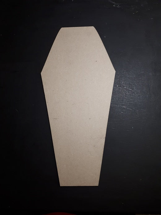 Chipboard Giant Tags Halloween Coffin (4 Pieces)