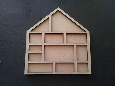 Chipboard Printer Tray Small House