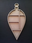 Chipboard Printer Tray Large Bauble 5