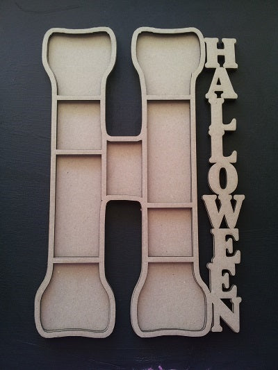 Chipboard Printer Tray Large Halloween