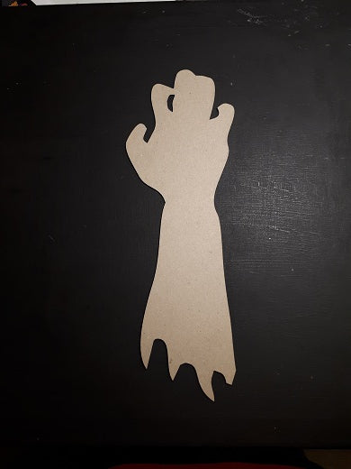 Chipboard Giant Tags Halloween Zombie Hand (4 Pieces)