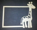 Chipboard Frame Giraffe
