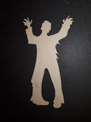 Chipboard Giant Tags Halloween Zombie Man (4 Pieces)