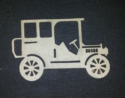 Chipboard Vintage Cars Large (2 Pieces)