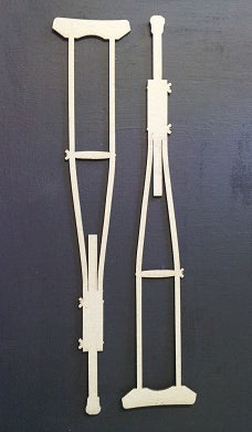 Chipboard Border Crutches (Pack of 2)