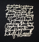 Art Journal Mixed Media Cardstock Writing Asemic