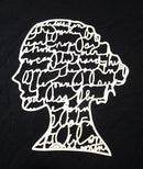 Art Journal Mixed Media Cardstock Girl Head with Writing Medium