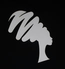White Cardstock Lady Head Tornado Large