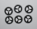 Black Cardstock Cogs Trio Sprockets Large