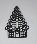 Black Cardstock Christmas Gingerbread House