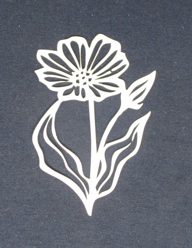 White Cardstock Daisy Flower Single Flower