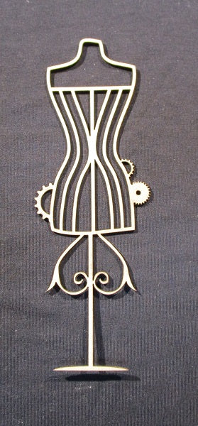Chipboard Mannequin with Cogs