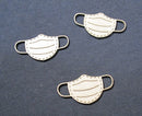 Chipboard Covid 19 Masks with Stitches Small